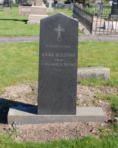 Anna Nilsson, 1885-1917, småskolelärarinna, södra säm