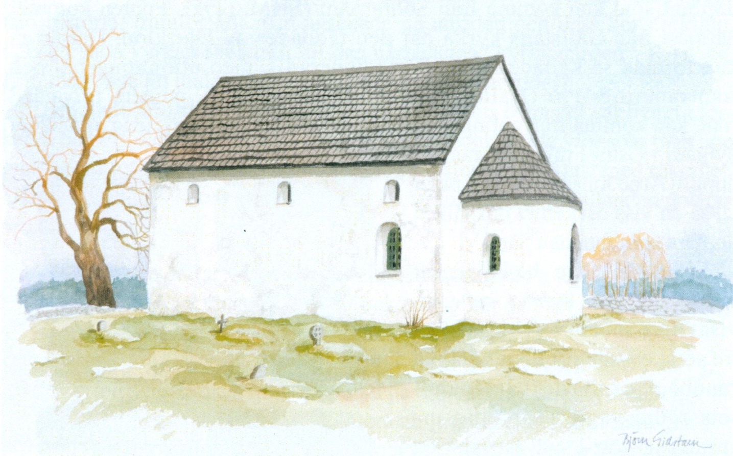 Södra Säms kyrka, B. Gidstam,