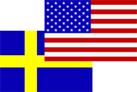 Flags - Sweden - USA