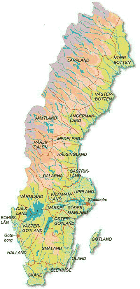 Swedish provinces